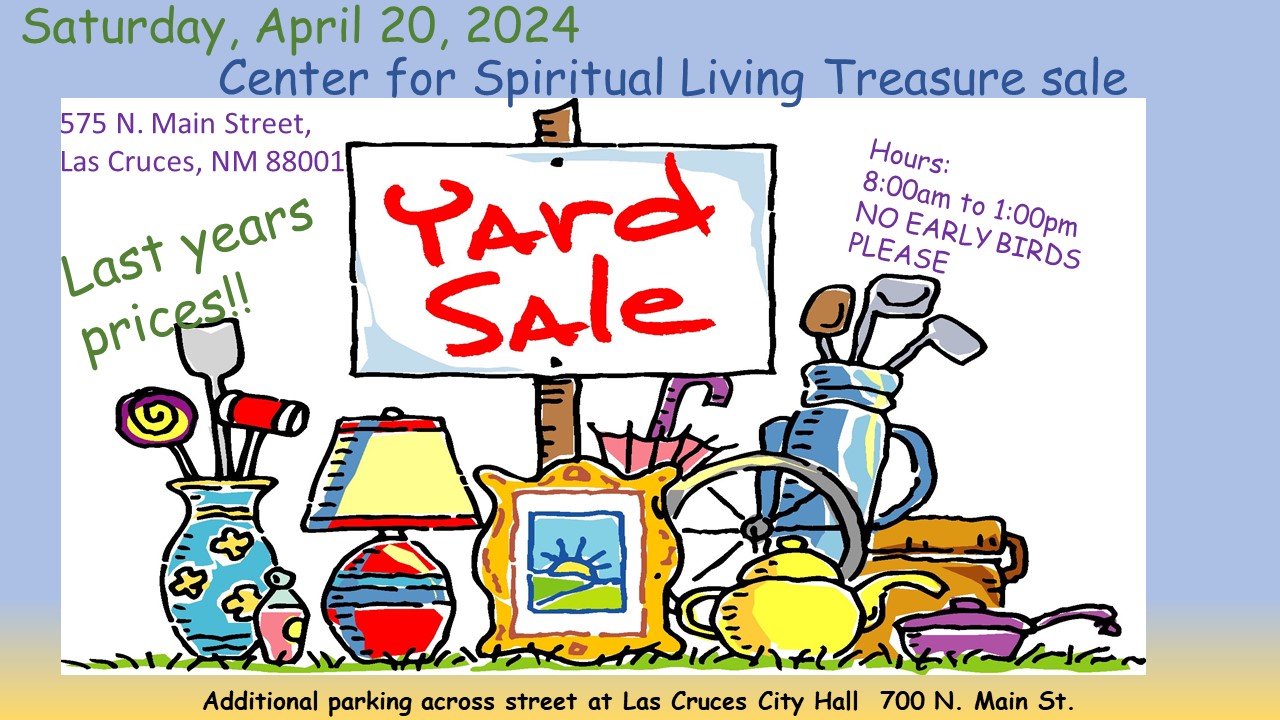 Treasure Yard Sale April 29 2023