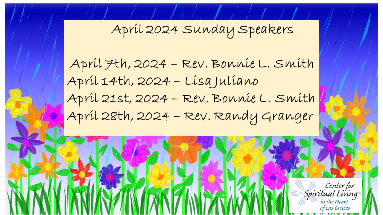 April 2024 Speakers graphic