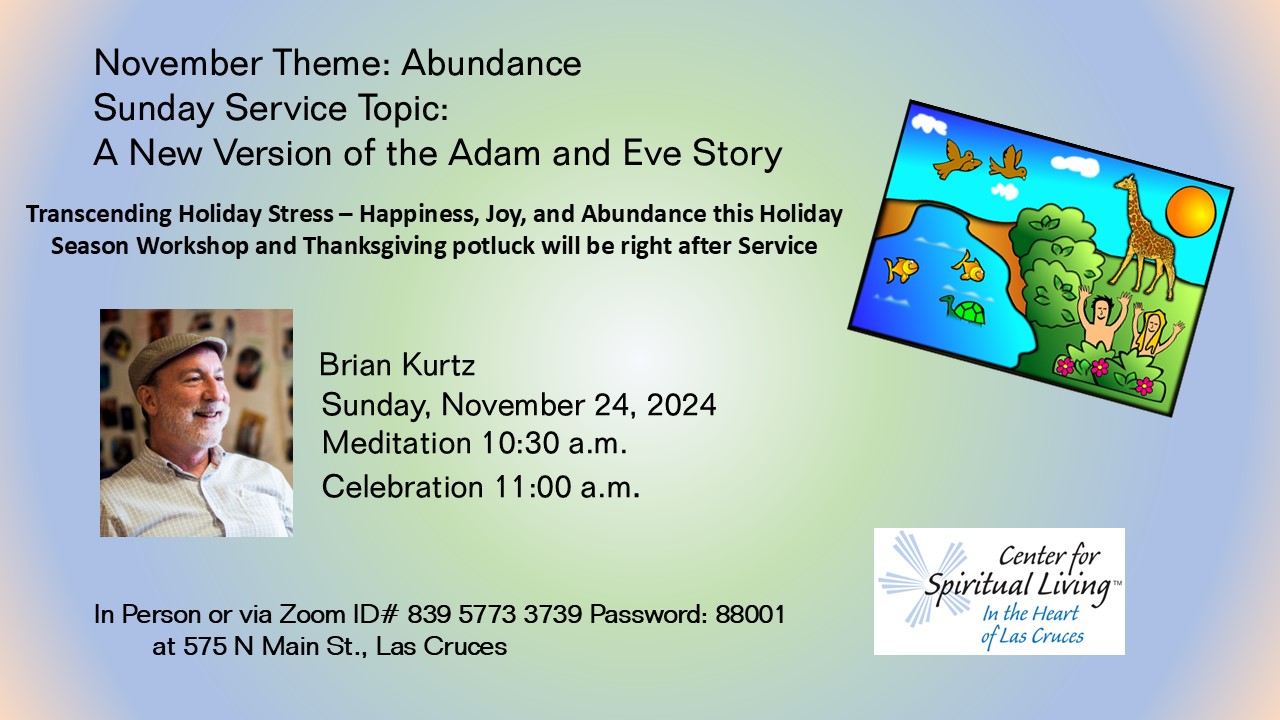 Brian Kurtz Sunday Services November 24 2024 Workshop after service