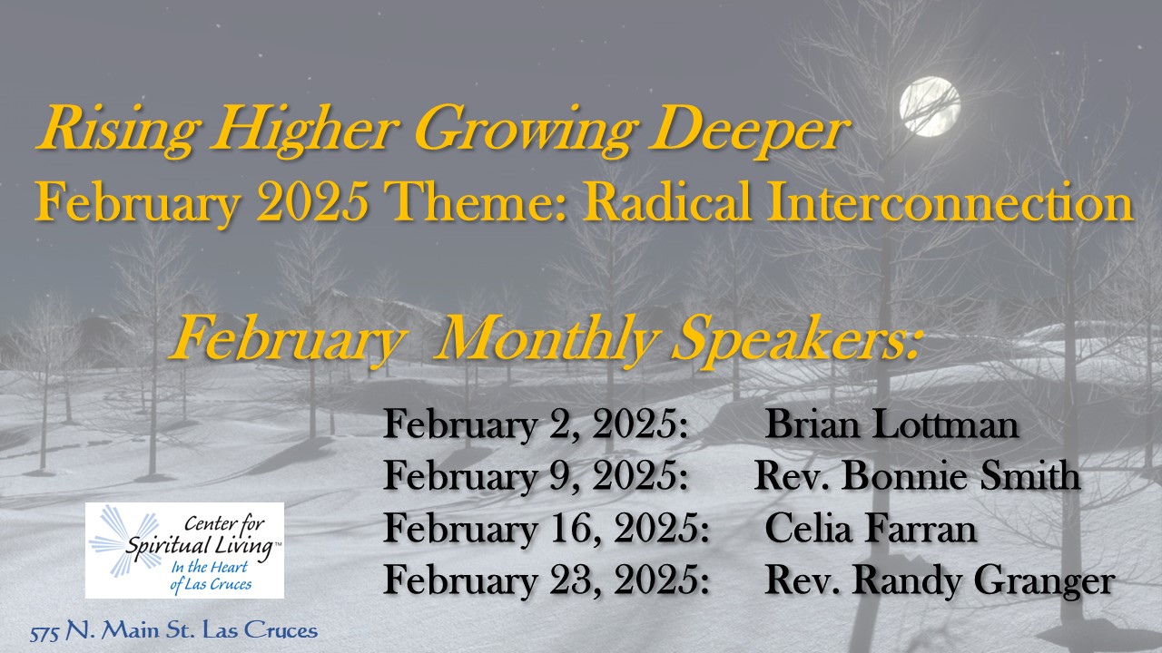 February 2025 Monthly Speakers