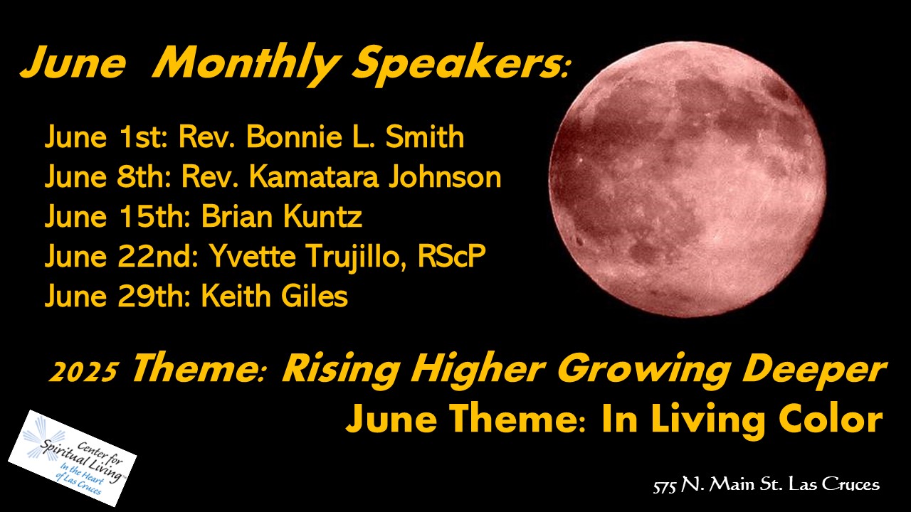 June 2025 Monthly Speakers June 2025 Monthly Speakers